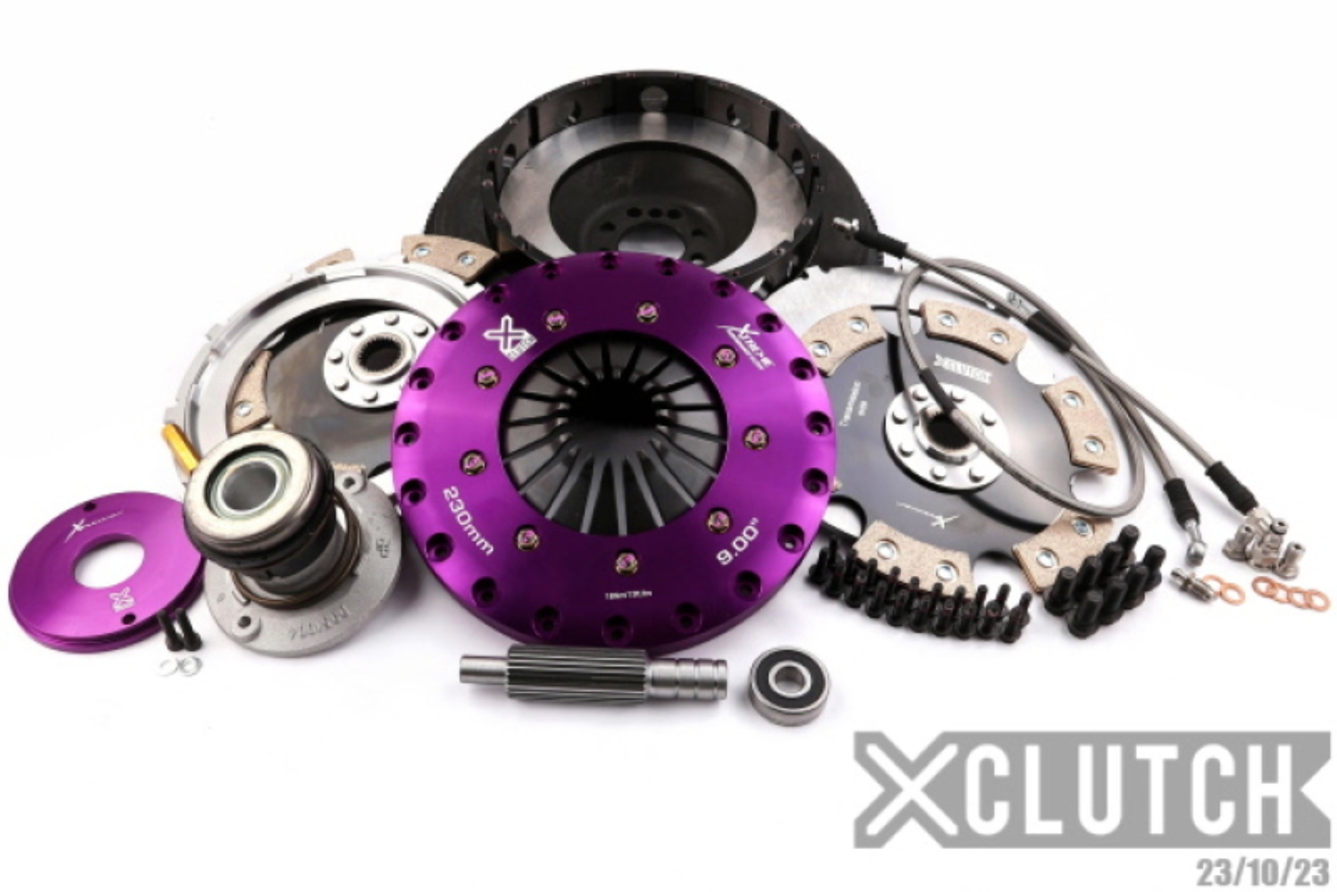 Picture of XClutch 09-15 Cadillac CTS V 6.2L 9in Twin Solid Ceramic Clutch Kit
