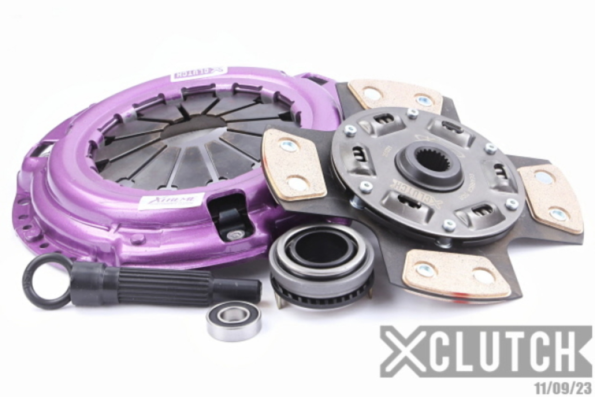 Picture of XClutch 89-91 Honda Civic Si 1.6L Stage 2 Sprung Ceramic Clutch Kit