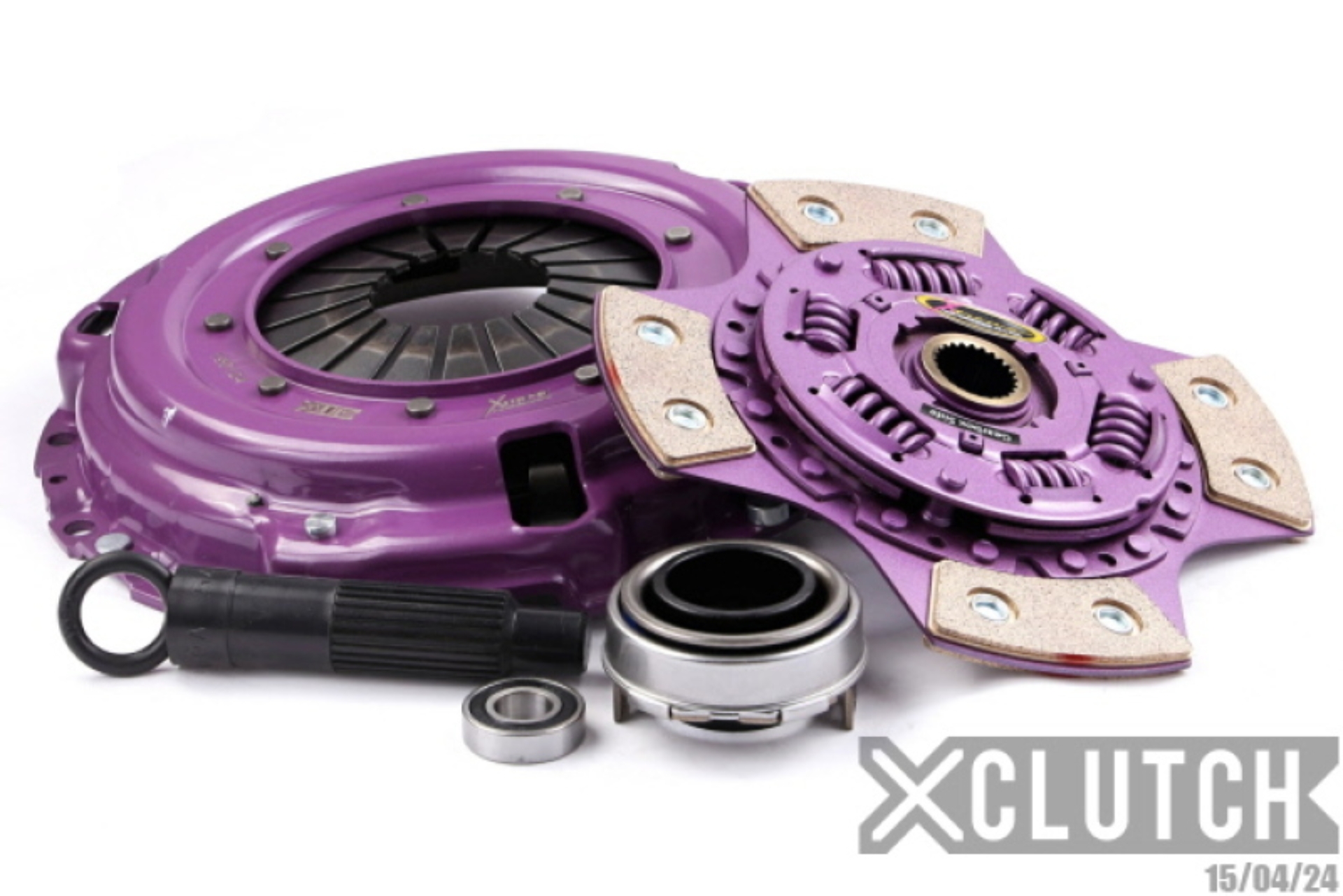 Picture of XClutch 89-91 Honda Civic SiR 1.6L Stage 2 Sprung Ceramic Clutch Kit
