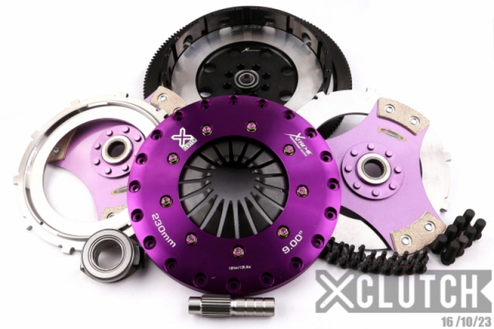 Picture of XClutch 17-21 Honda Civic Type R 2.0L 9in Twin Solid Ceramic Clutch Kit