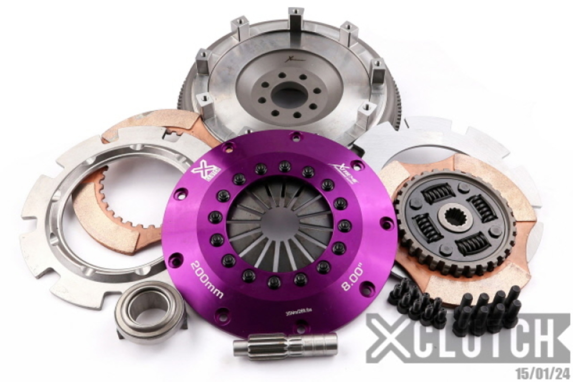 Picture of XClutch 02-06 Mini Cooper S 1.6L 8in Twin Sprung Ceramic Clutch Kit