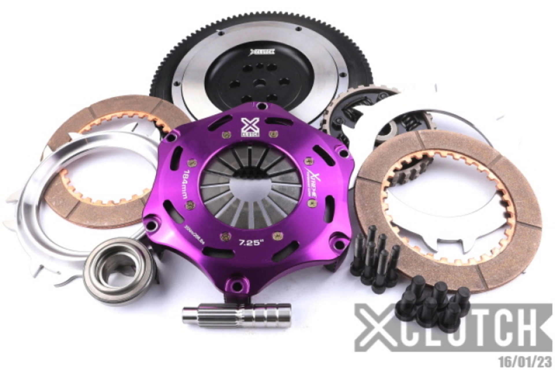 Picture of XClutch 90-92 Eagle Talon 2.0L 7.25in Twin Sprung Ceramic Clutch Kit
