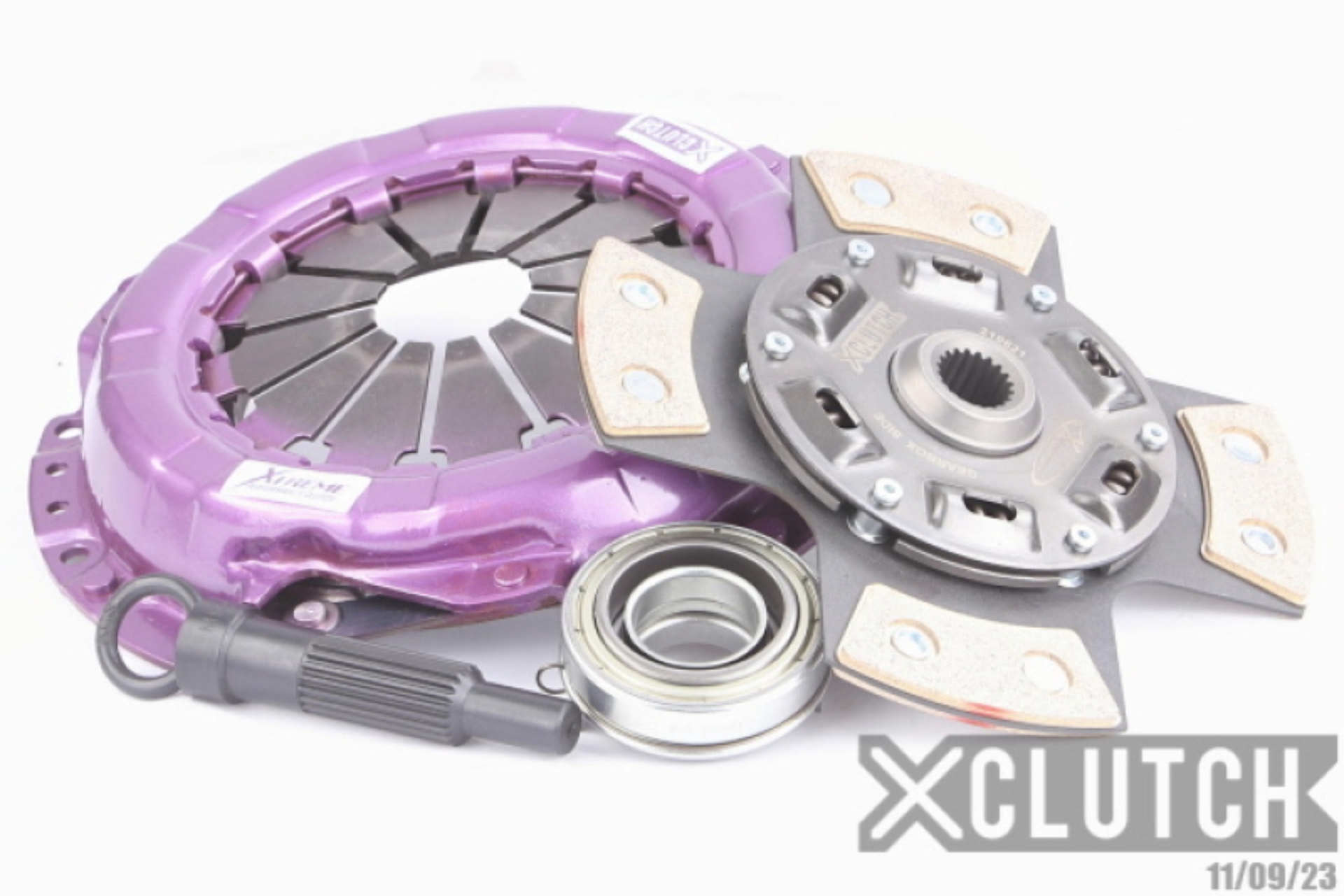 Picture of XClutch 93-95 Hyundai Scoupe Turbo 1.5L Stage 2 Sprung Ceramic Clutch Kit
