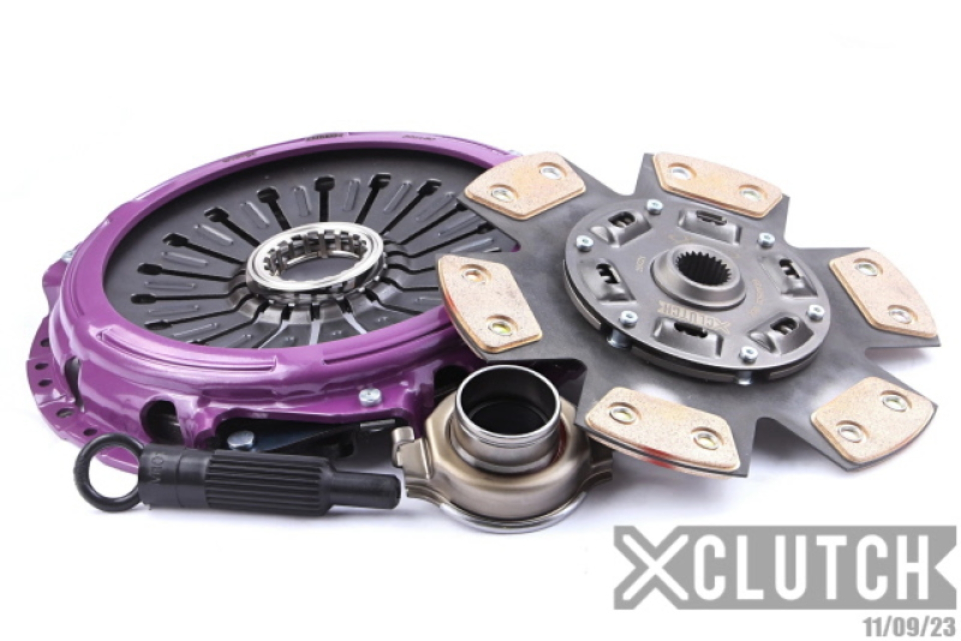 Picture of XClutch 01-02 Mitsubishi Lancer EVO VII 2.0L Stage 2R Extra HD Sprung Ceramic Clutch Kit