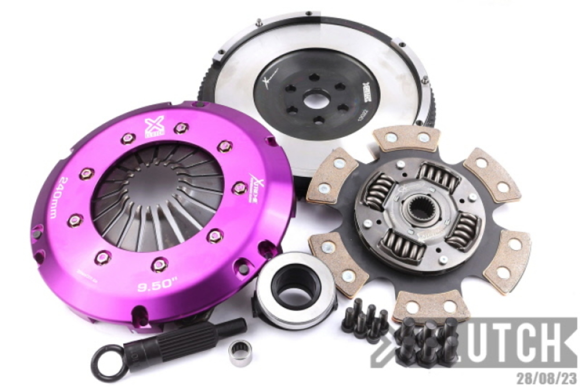 Picture of XClutch 06-07 Mazda Mazdaspeed 3 2.3L Turbo Stage 2R Extra HD Sprung Ceramic Clutch Kit