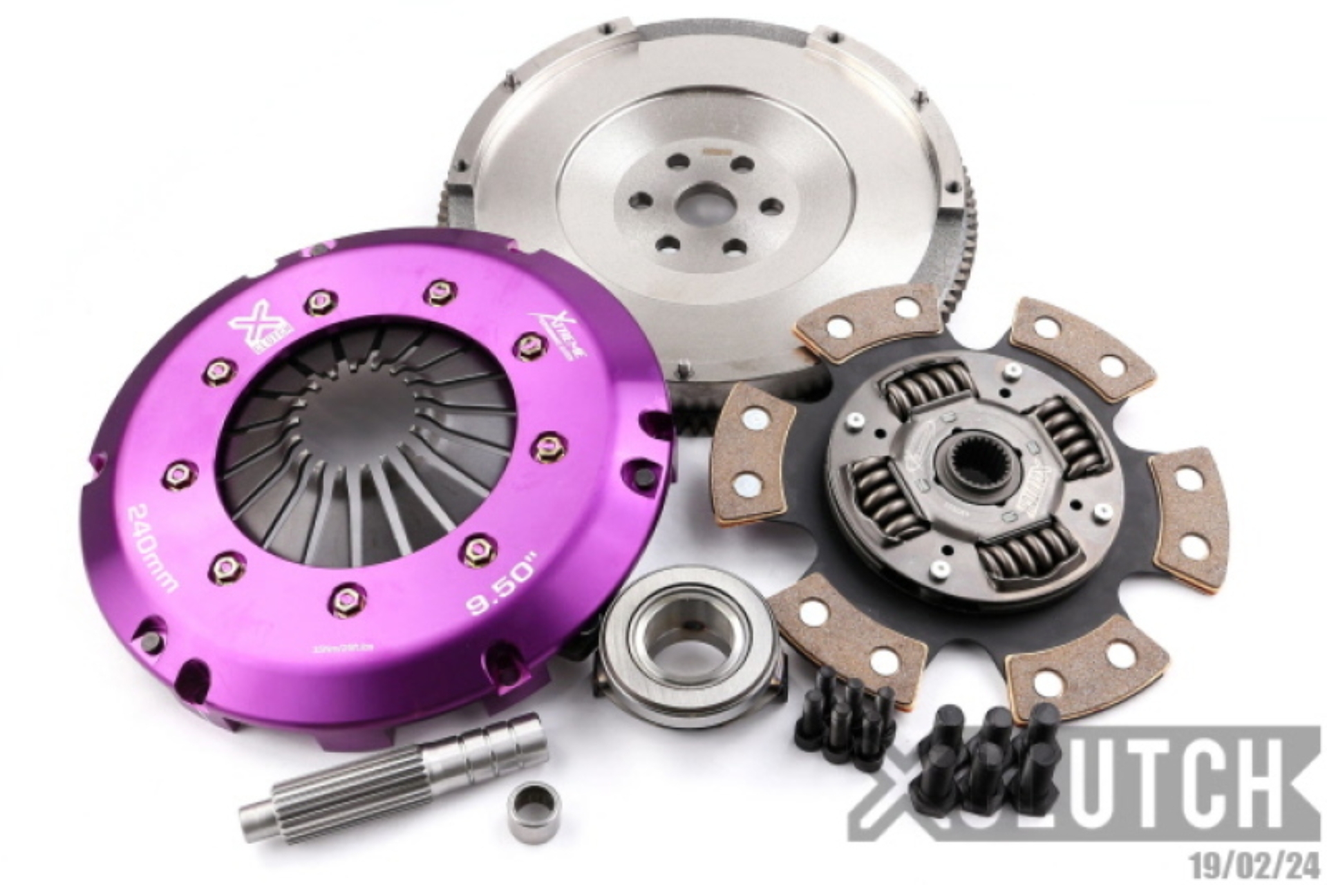 Picture of XClutch 14-18 Mazda 6 Touring 2.5L Stage 2R Extra HD Sprung Ceramic Clutch Kit