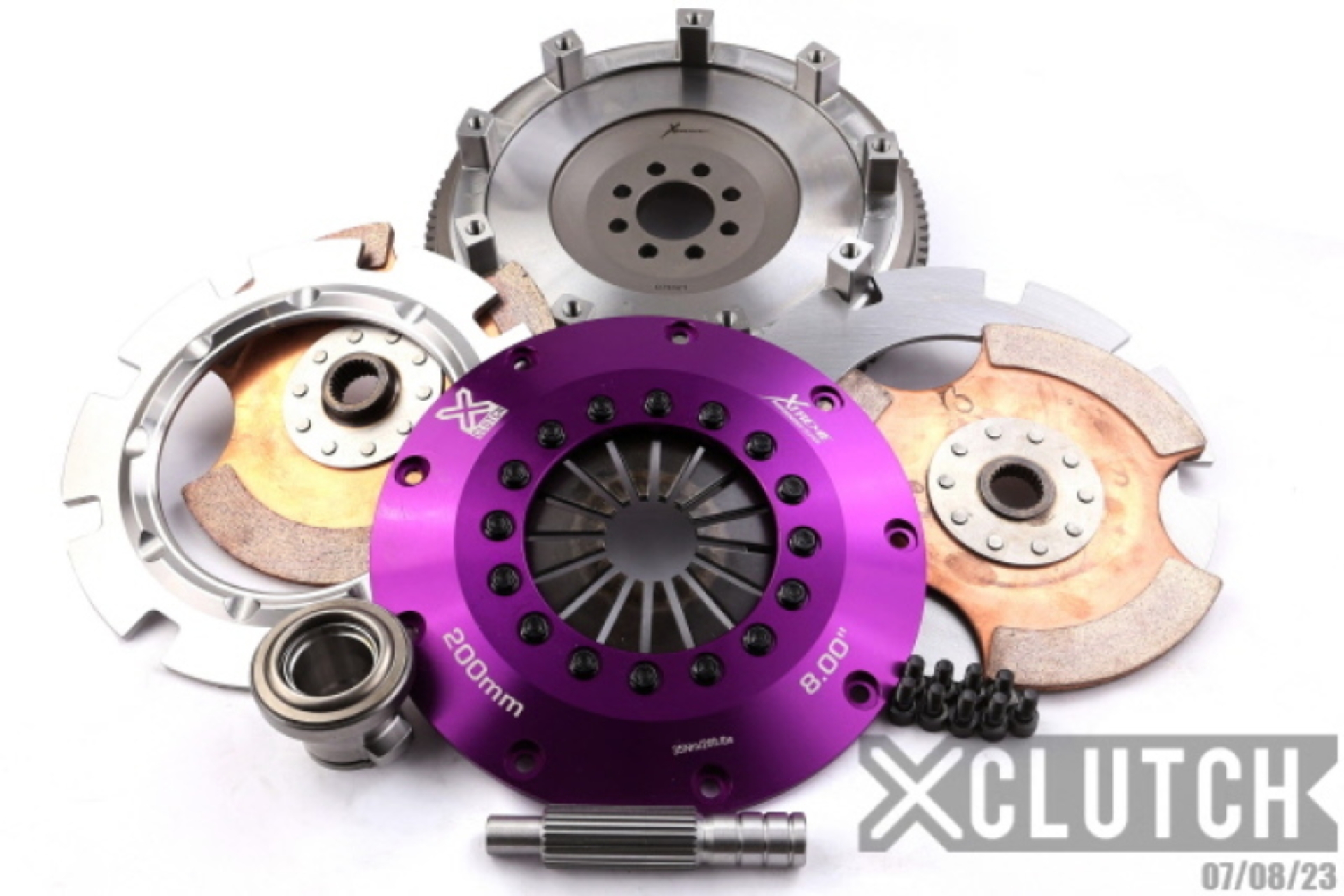 Picture of XClutch 91-98 Nissan 180SX S13 2.0L 8in Twin Solid Ceramic Clutch Kit