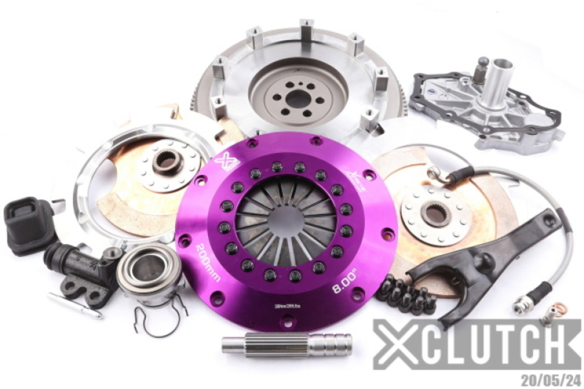 Picture of XClutch 93-98 Nissan Skyline GT-R 2.6L R33 8in Twin Solid Ceramic Clutch Kit