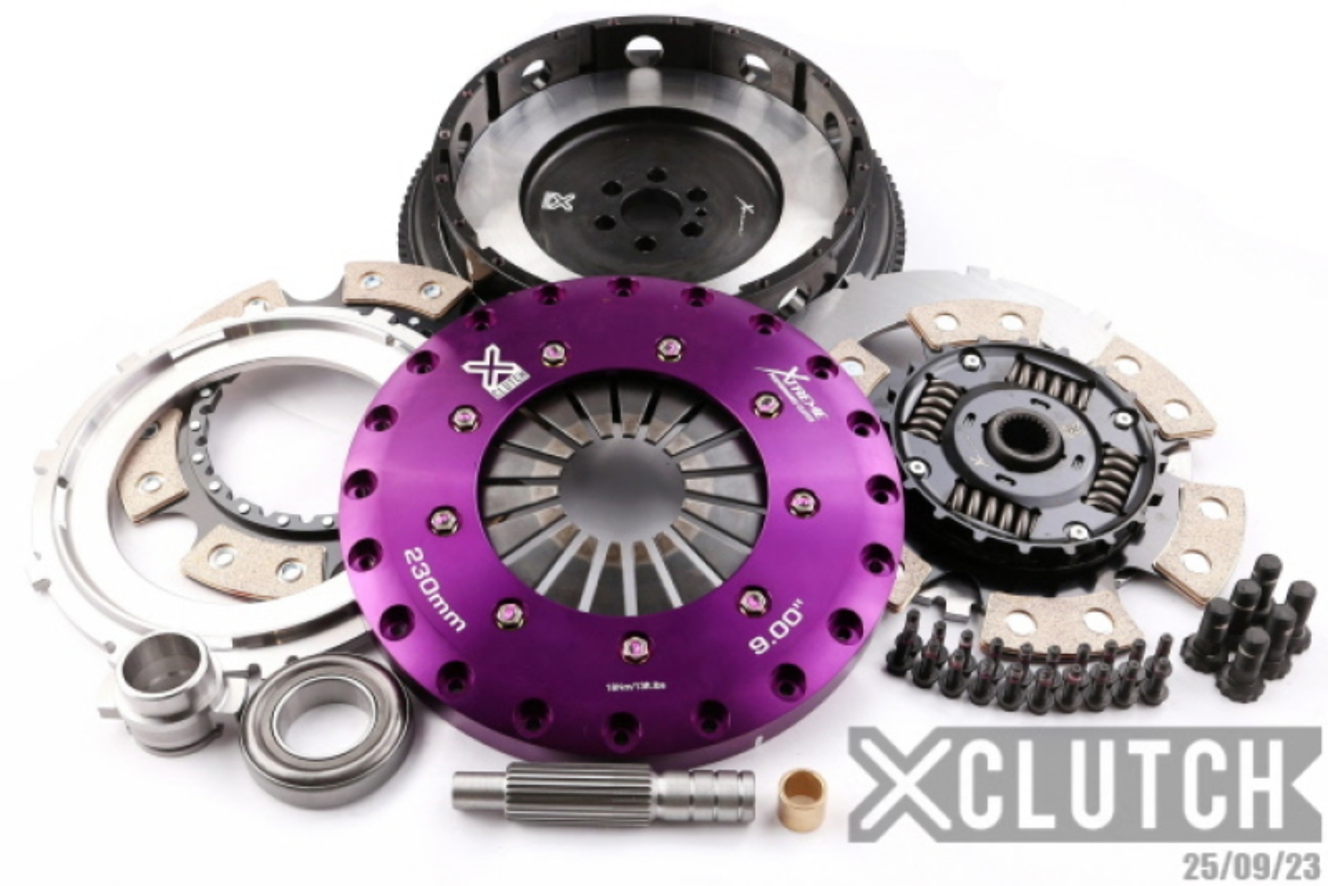 Picture of XCLUTCH XCL Clutch-9in Twin Sprung Ceramic Clutch Kits - XKNI23530-2B