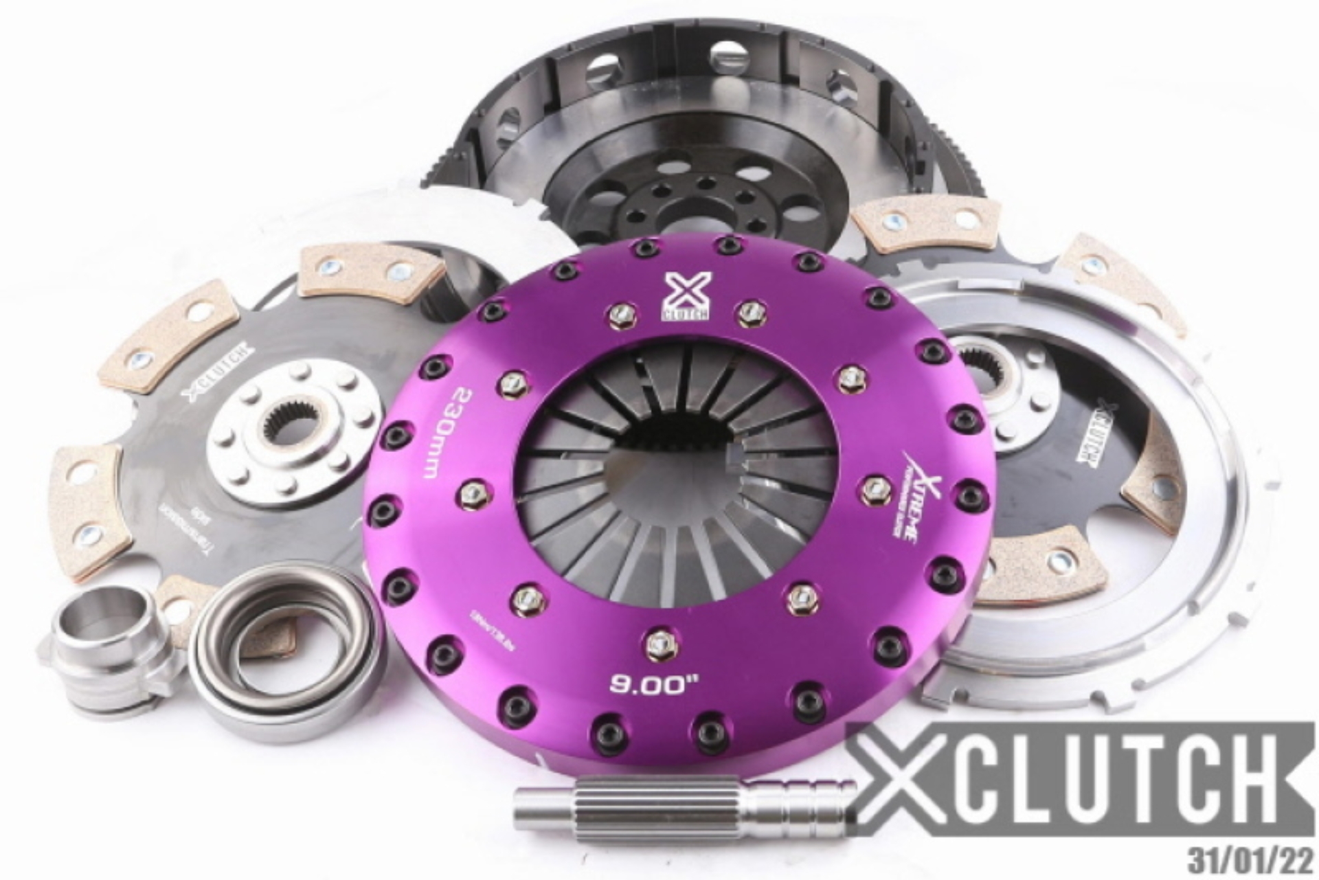 Picture of XClutch 90-96 Nissan 300ZX Turbo 3.0L 9in Twin Solid Ceramic Clutch Kit