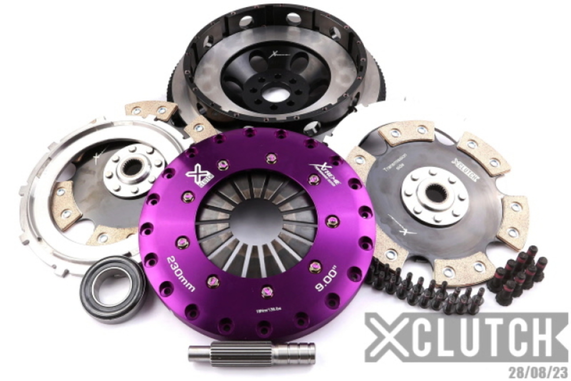 Picture of XClutch 03-06 Nissan 350Z 3.5L 9in Twin Solid Ceramic Clutch Kit