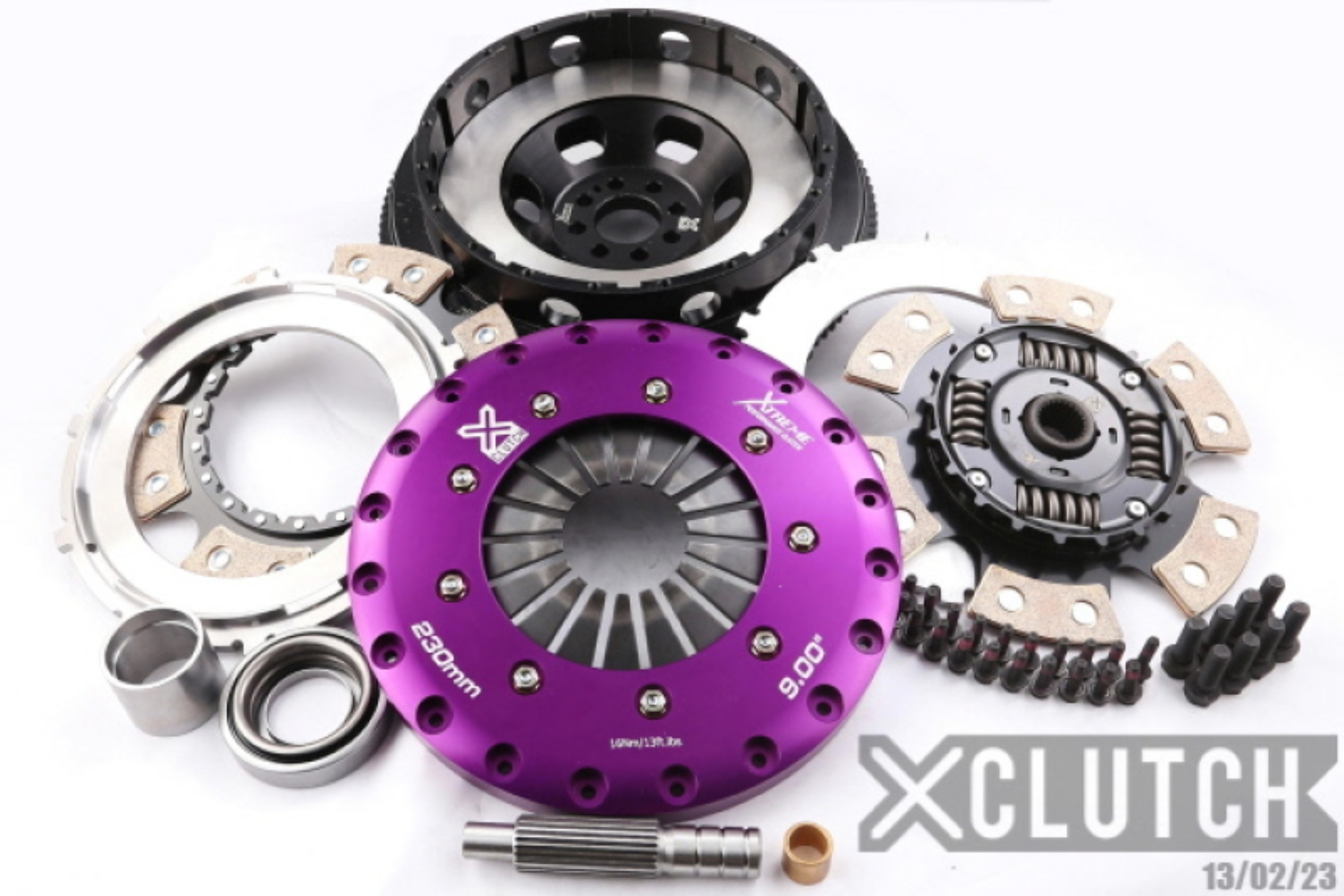 Picture of XCLUTCH XCL Clutch-9in Twin Sprung Ceramic Clutch Kits - XKNI23561-2B