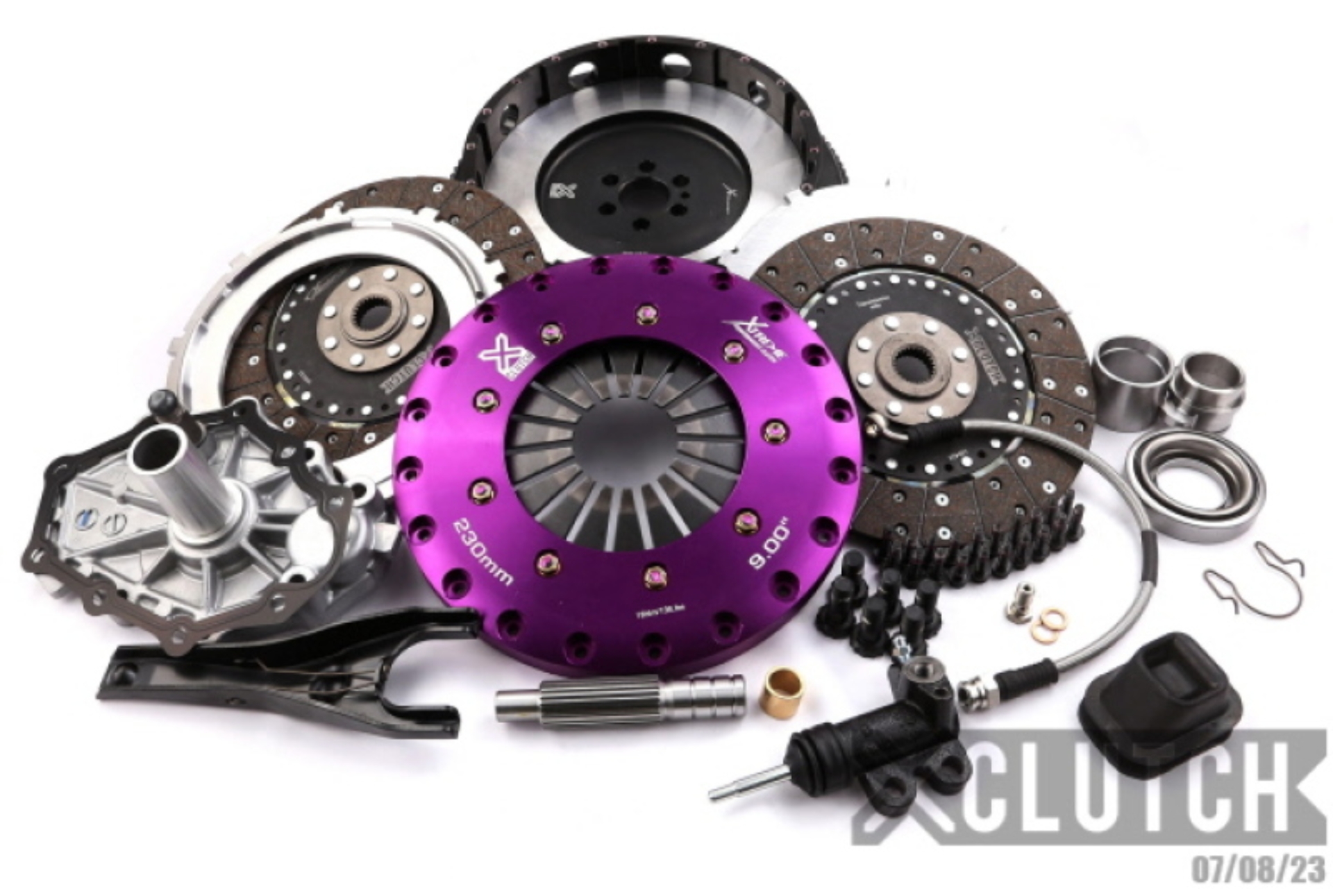 Picture of XCLUTCH XCL Clutch-9in Twin Solid Organic Clutch Kits - XKNI23582-2G