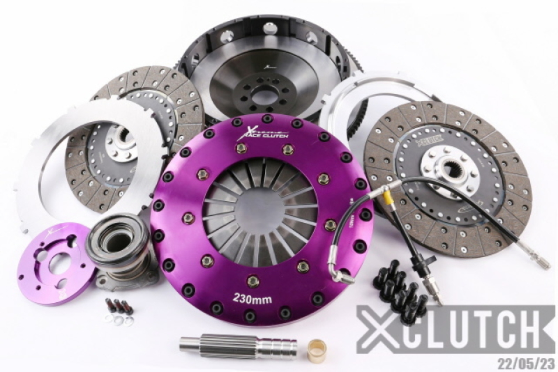 Picture of XCLUTCH XCL Clutch-9in Twin Solid Organic Clutch Kits - XKNI23688-2G