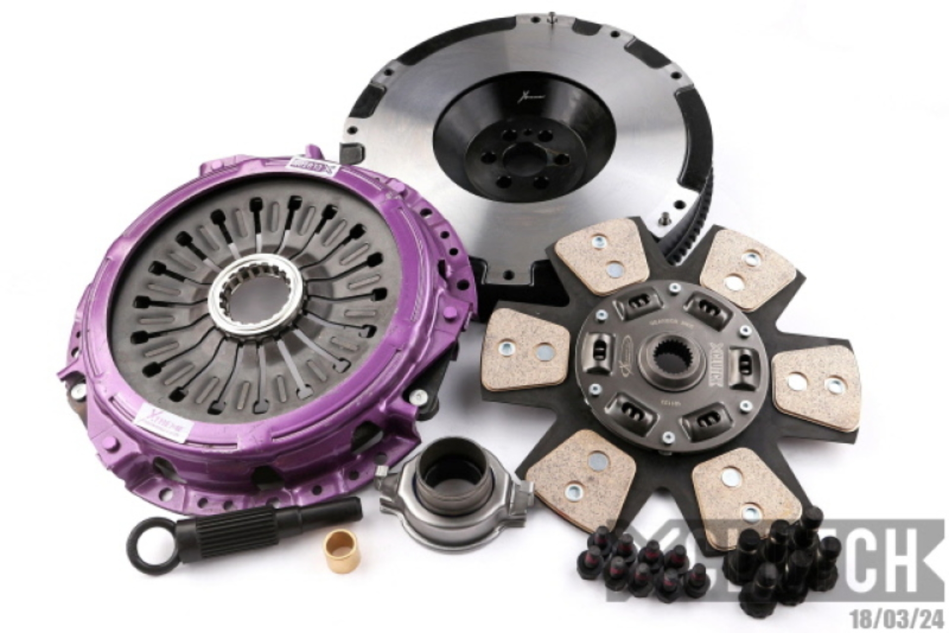Picture of XClutch 99-02 Nissan Skyline GT-R 2.6L Stage 2 Sprung Ceramic Clutch Kit