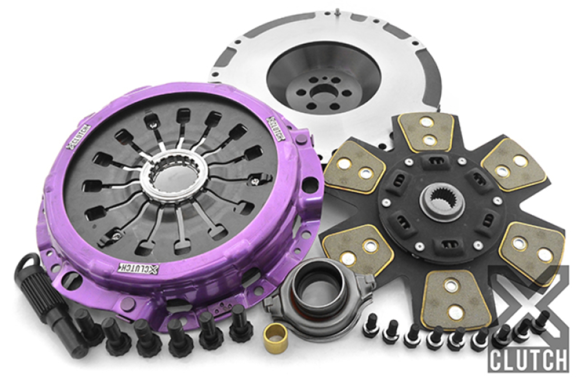 Picture of XClutch 99-02 Nissan Skyline GT-R 2.6L Stage 2R Extra HD Sprung Ceramic Clutch Kit