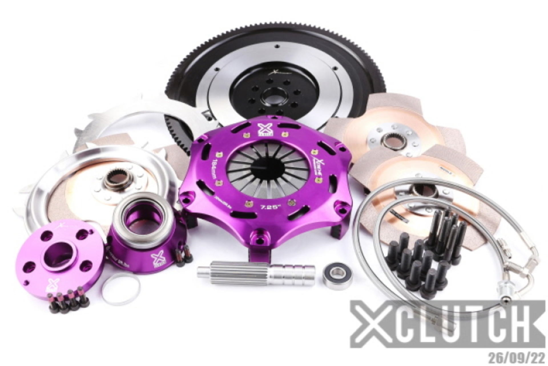 Picture of XClutch 15-21 Subaru WRX STi Base 2.5L 7.25in Triple Solid Ceramic Clutch Kit