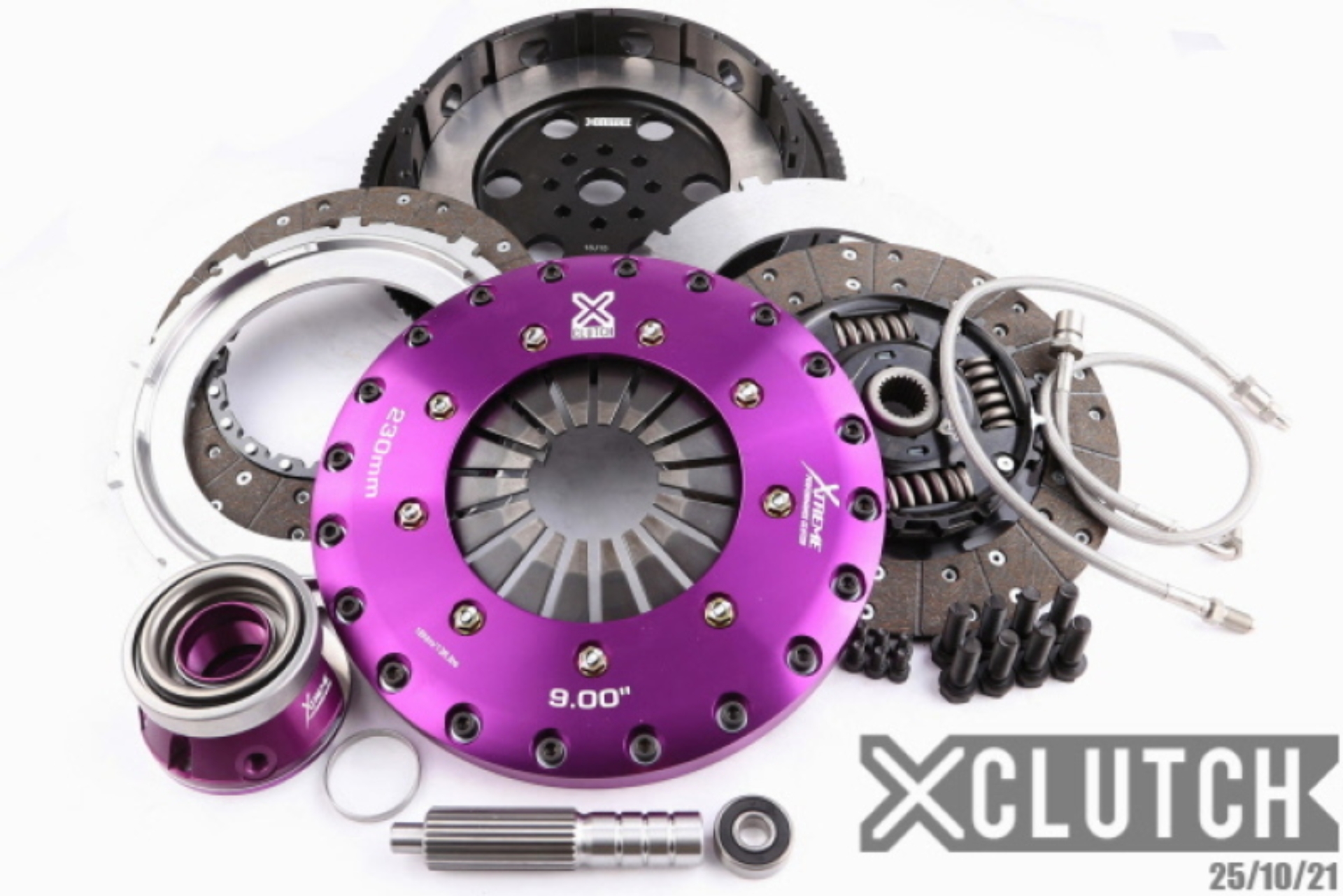 Picture of XCLUTCH XCL Clutch-9in Twin Sprung Organic Clutch Kits - XKSU23623-2A