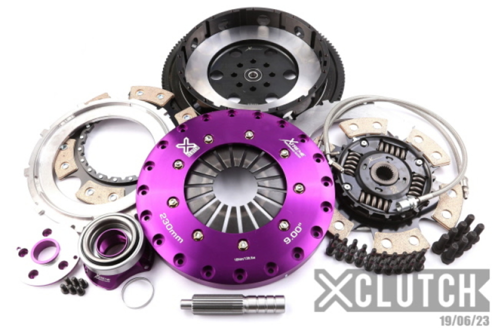 Picture of XCLUTCH XCL Clutch-9in Twin Sprung Ceramic Clutch Kits - XKSU23623-2B