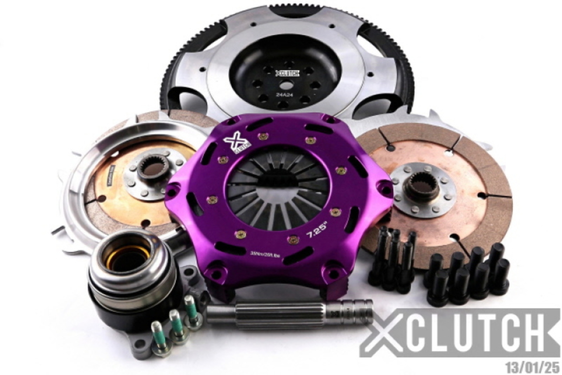 Picture of XClutch 23-24 Toyota GR Corolla Morizo Edition 1.6L 7.25in Twin Solid Ceramic Clutch Kit