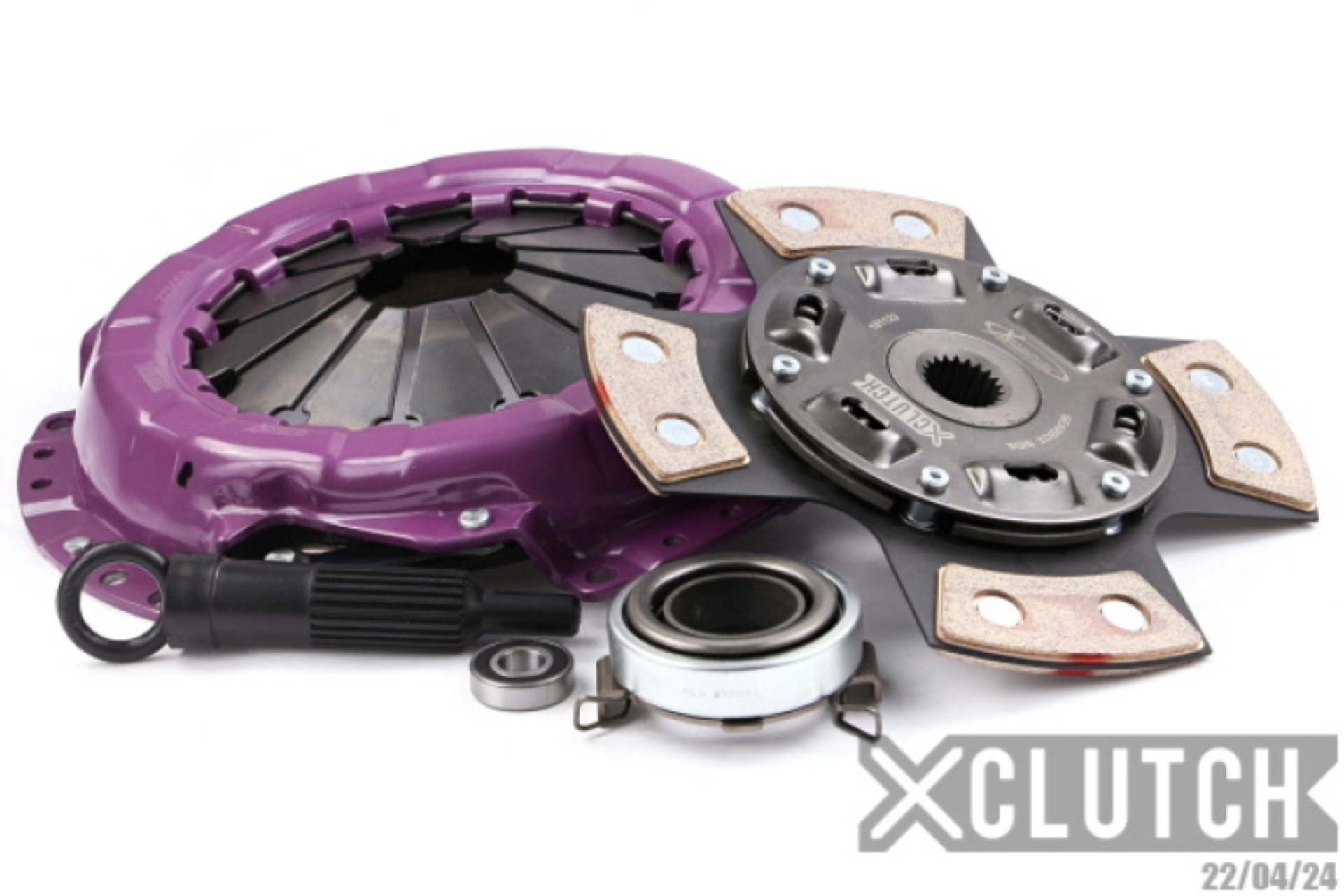 Picture of XClutch 88-91 Toyota Corolla GTS 1.6L Stage 2 Sprung Ceramic Clutch Kit