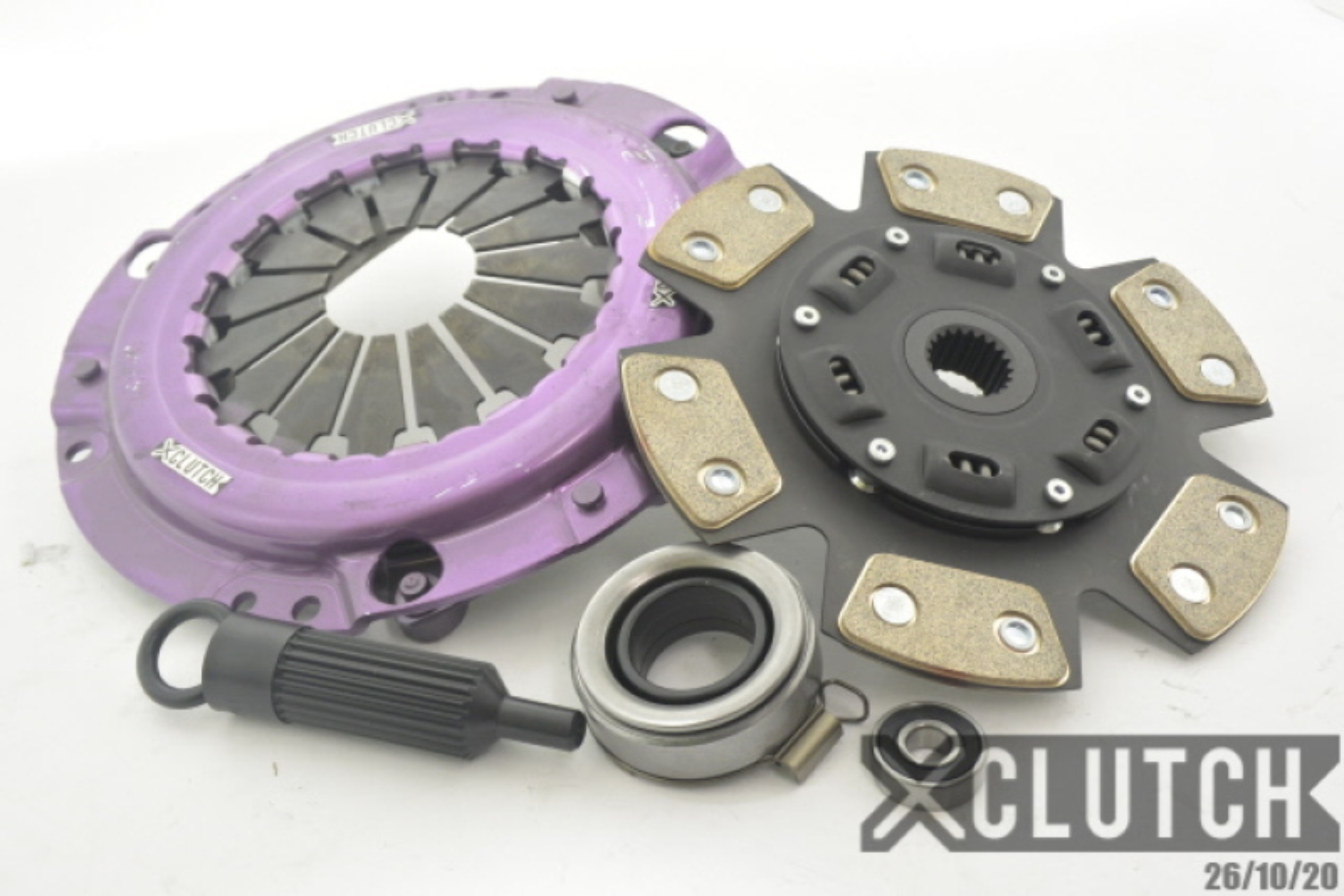 Picture of XClutch 88-89 Toyota MR2 Super Charged 1.6L Stage 2 Sprung Ceramic Clutch Kit