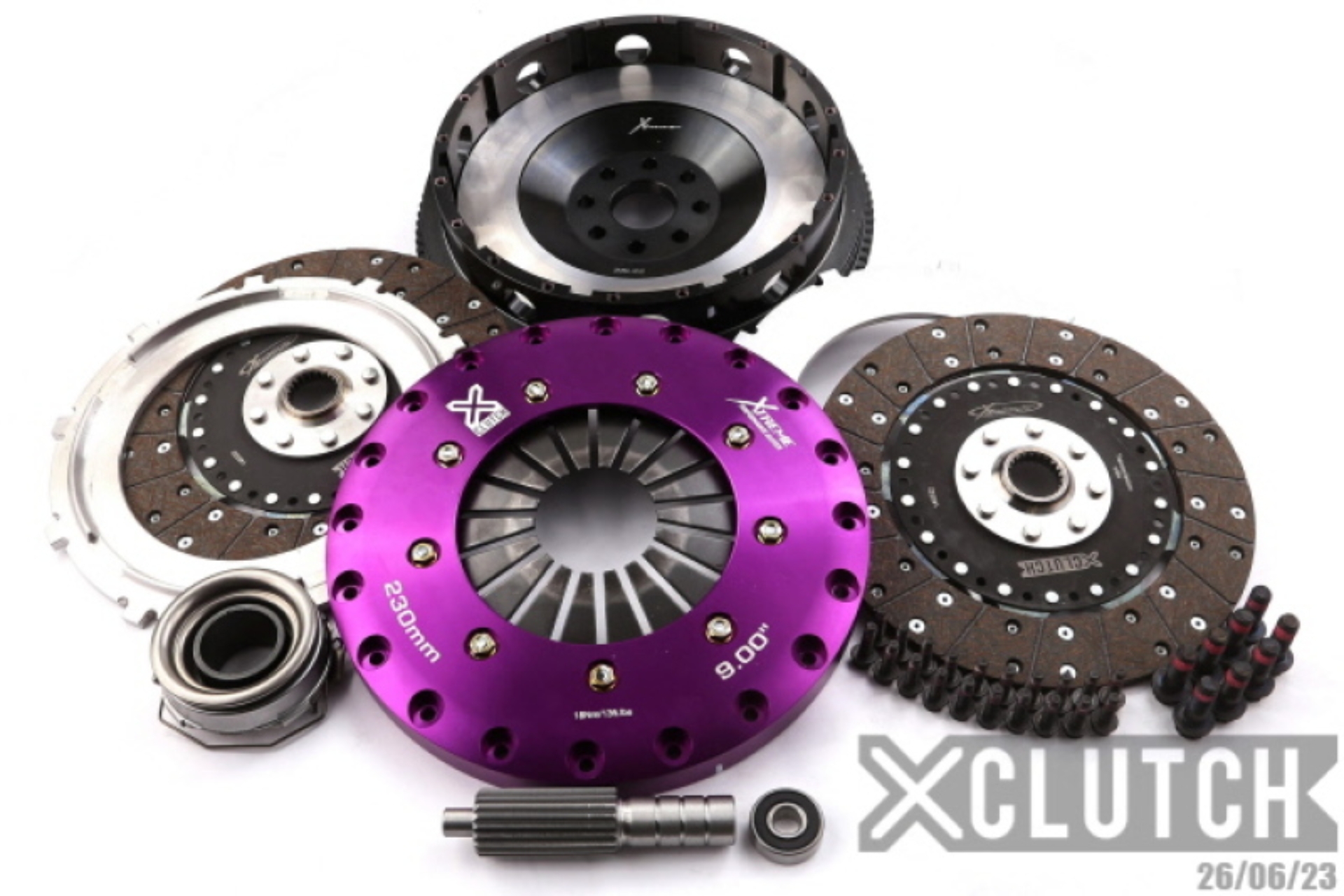 Picture of XClutch 02-05 Lexus IS300 Base 3.0L 9in Twin Solid Organic Clutch Kit