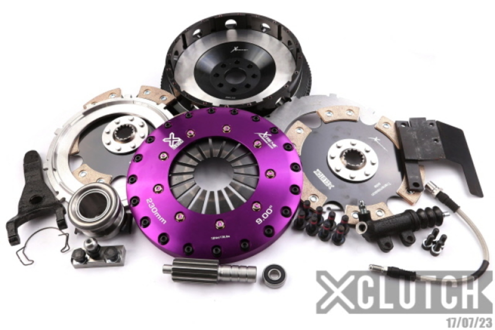 Picture of XClutch 93-95 Toyota Supra Twin Turbo 3.0L 9in Twin Solid Ceramic Clutch Kit
