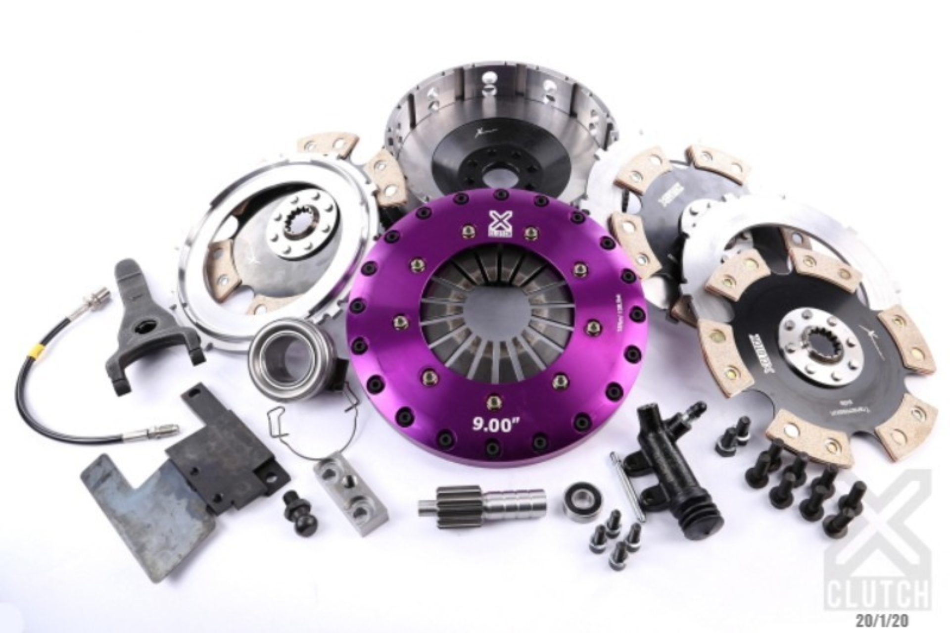 Picture of XClutch 93-95 Toyota Supra Twin Turbo 3.0L 9in Triple Solid Ceramic Clutch Kit