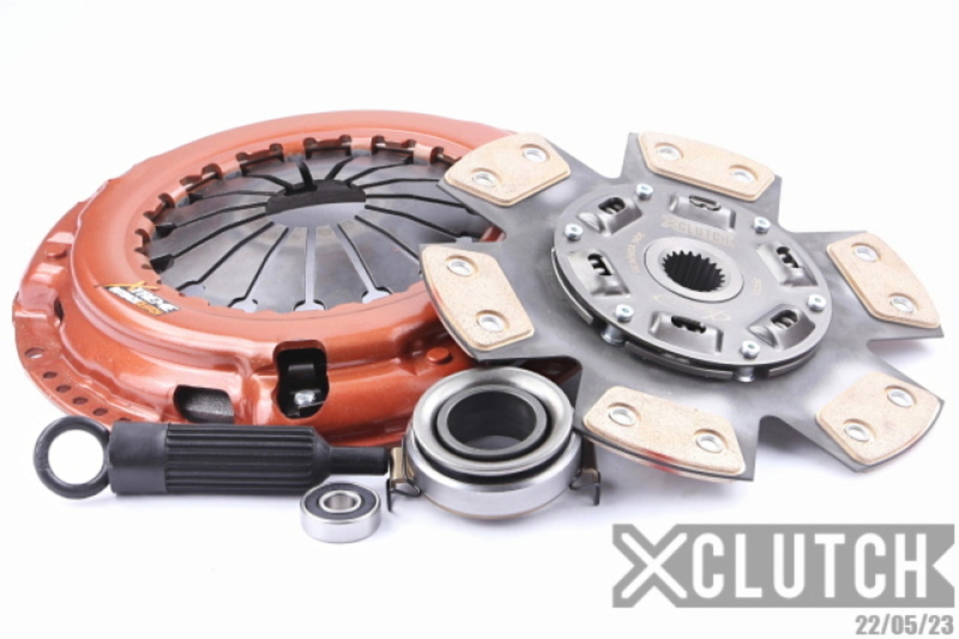 Picture of XClutch 05-10 Scion tC Spec 2.4L Stage 2 Sprung Ceramic Clutch Kit