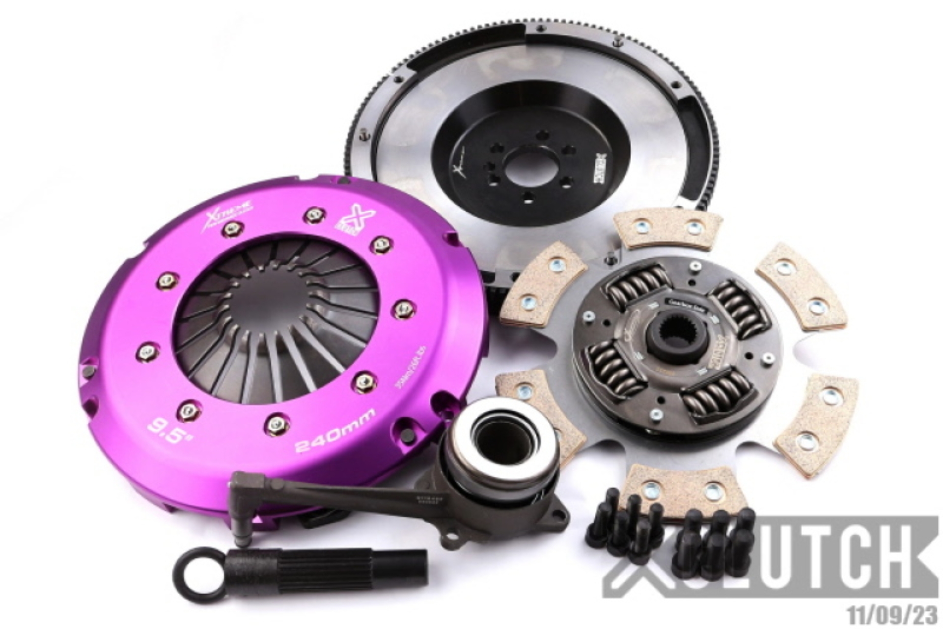 Picture of XClutch 05-06 Audi A3 Sportback 2.0L Stage 2R Extra HD Sprung Ceramic Clutch Kit