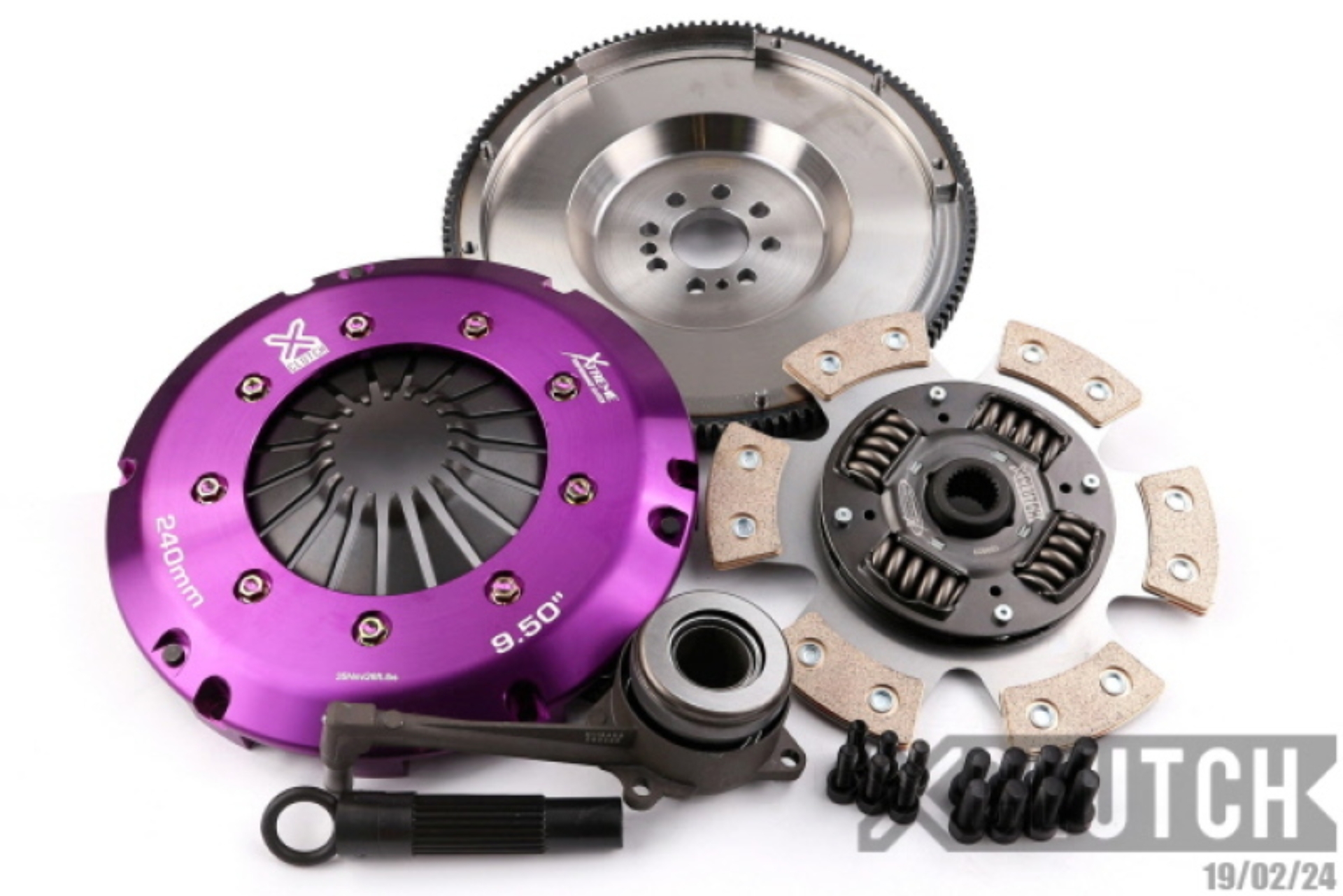 Picture of XClutch 08-09 Audi A3 Sportback 2.0L Stage 2R Extra HD Sprung Ceramic Clutch Kit
