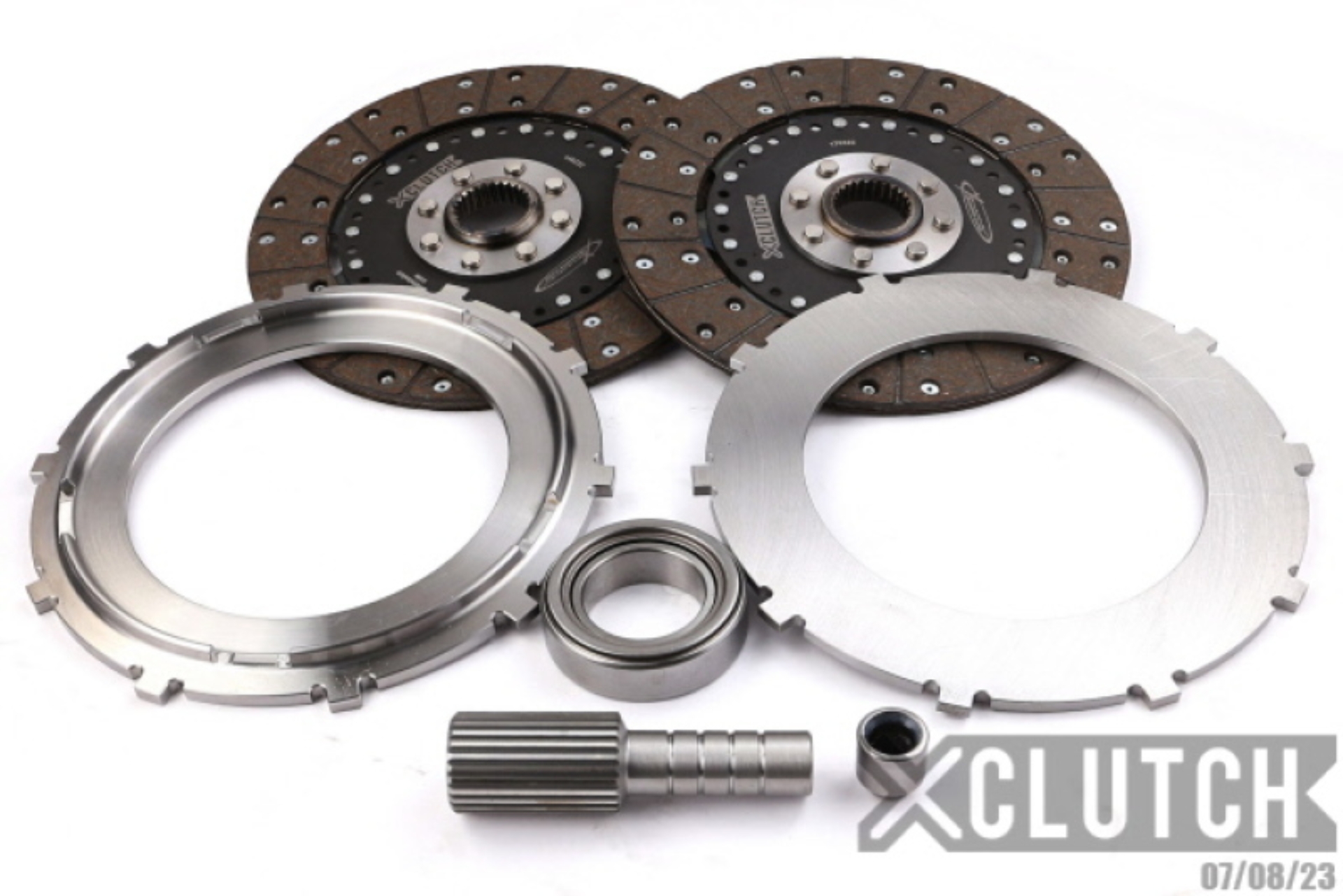 Picture of XClutch BMW 9in Twin Solid Organic Multi-Disc Service Pack