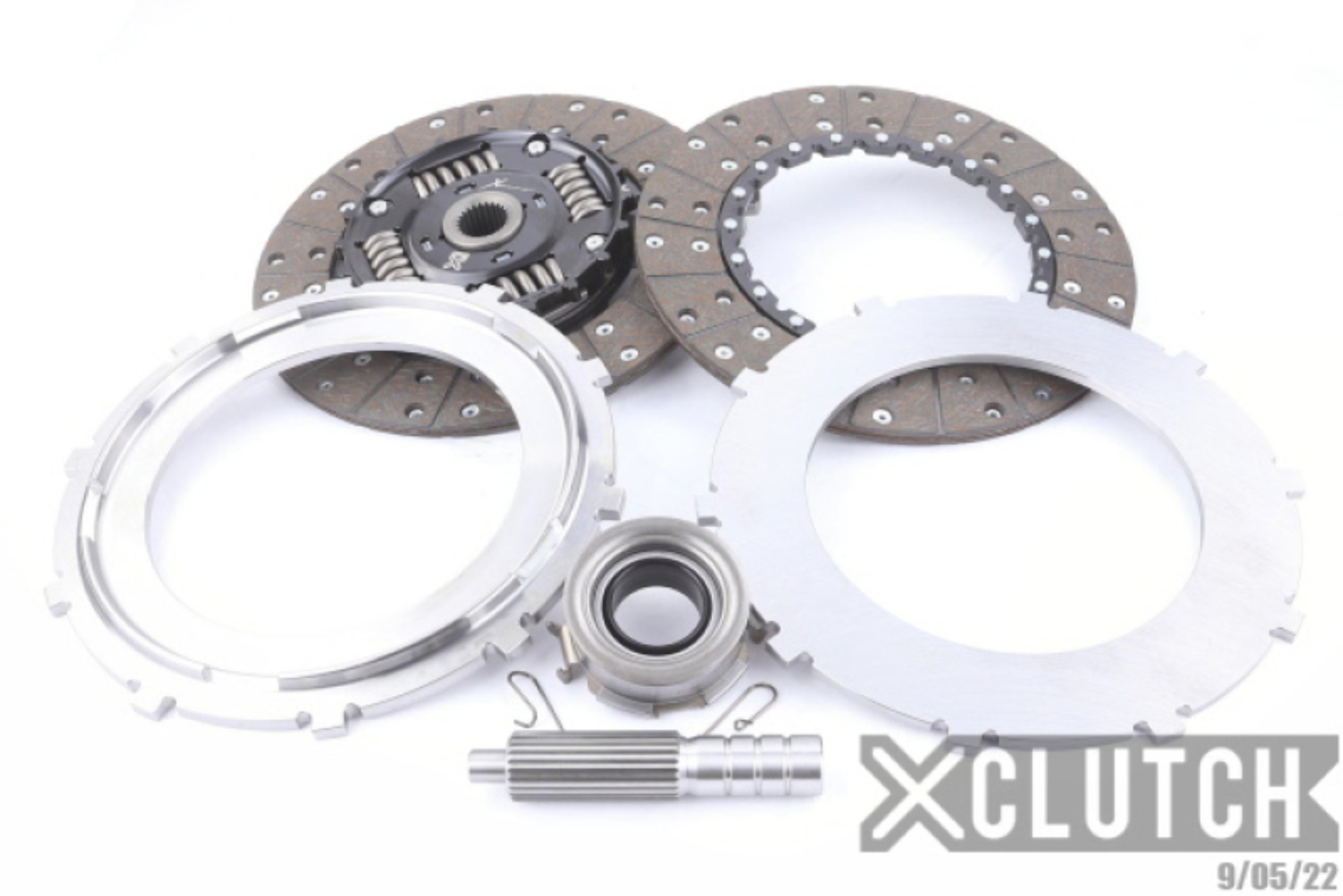 Picture of XClutch Subaru 9in Twin Sprung Organic Multi-Disc Service Pack
