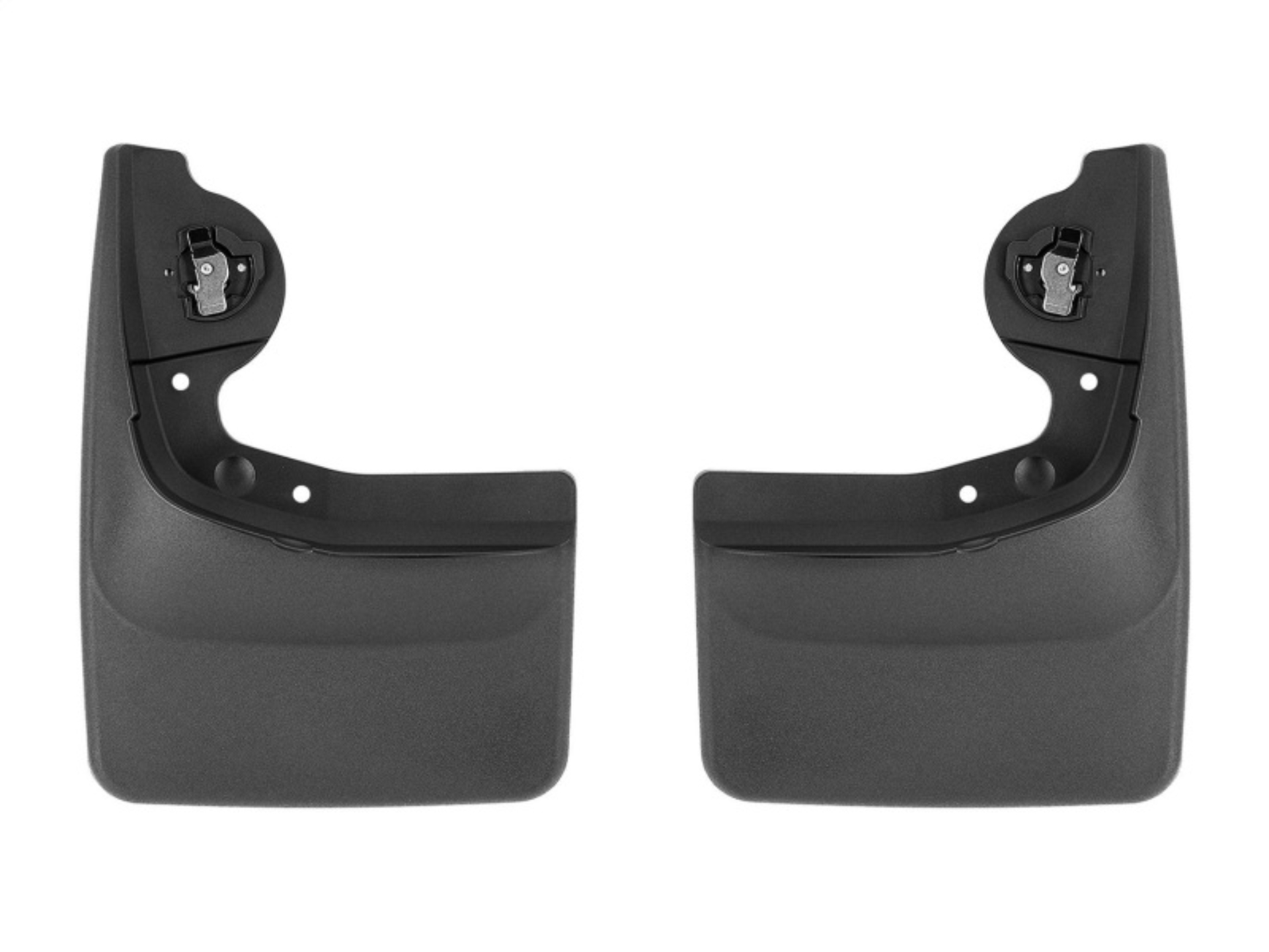 Picture of WeatherTech 22-23 Ford F-150 Lightning No Drill Rear MudFlaps - Black
