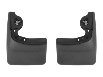 Picture of WeatherTech 22-23 Ford F-150 Lightning No Drill Rear MudFlaps - Black