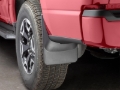Picture of WeatherTech 22-23 Ford F-150 Lightning No Drill Rear MudFlaps - Black