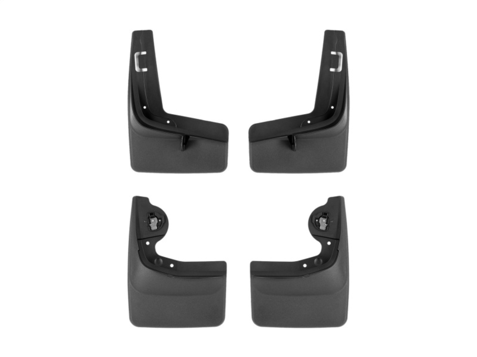 Picture of WeatherTech 22-23 Ford F-150 Lightning No Drill Front & Rear MudFlaps - Black