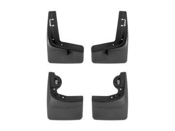 Picture of WeatherTech 22-23 Ford F-150 Lightning No Drill Front & Rear MudFlaps - Black