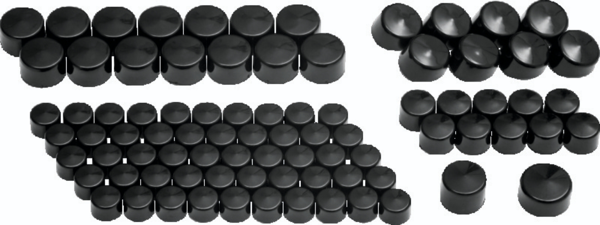Picture of Kuryakyn Kool Kaps Engine Kit Milwaukee-8 Gloss Black