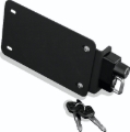 Picture of Kuryakyn License Plate Helmet Lock With Mount Black