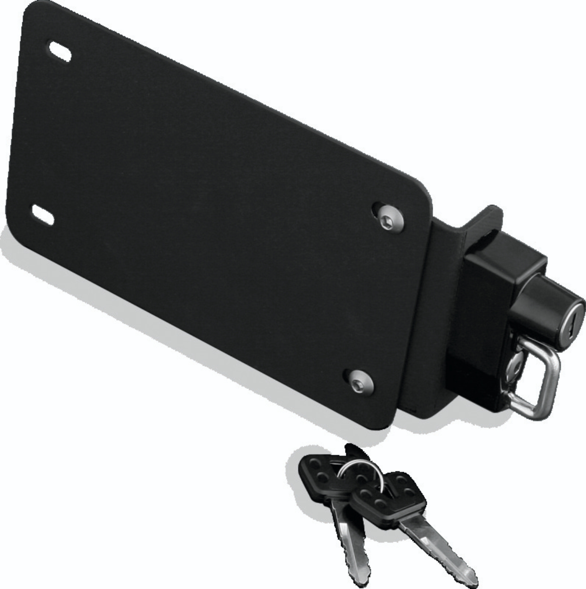 Picture of Kuryakyn License Plate Helmet Lock With Mount Black