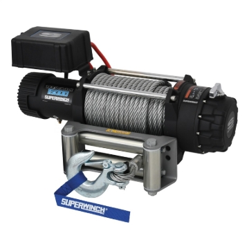 Picture of Superwinch 15000 LBS 12V DC 7/16in x 82ft Wire Rope Tiger Shark 11500 Winch