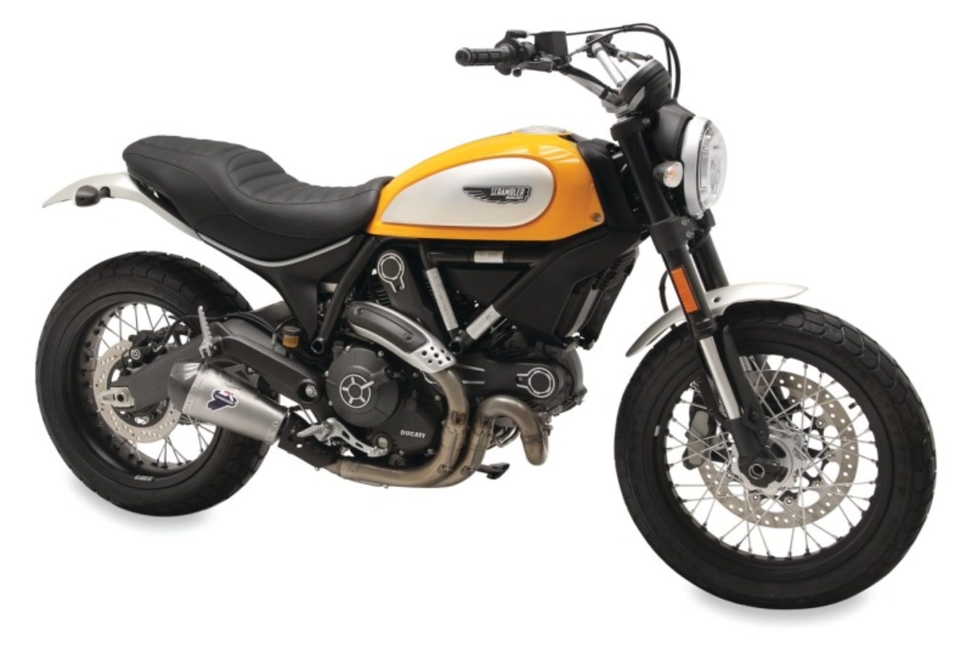 Picture of Mustang 15-21 Ducati Scrambler 800 Tripper Fastback 1PC Seat - Black
