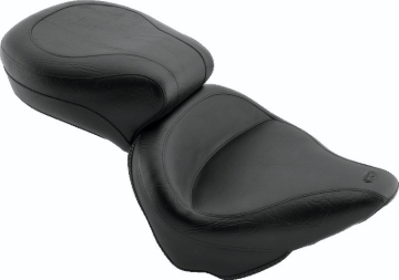 Picture of Mustang 84-06 Harley Standard Rear Tire Wide Touring 1PC Seat - Black