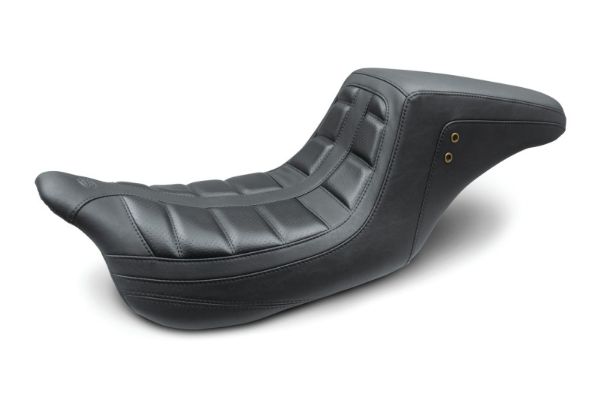 Picture of Mustang 08-21 Harley Electra Glide,Rd Glide,Rd King, Str Glide Squareback 1PC Seat - Black