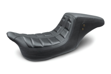 Picture of Mustang 08-21 Harley Electra Glide,Rd Glide,Rd King, Str Glide Squareback 1PC Seat - Black