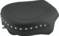 Picture of Mustang 08-21 Harley Electra Glide,Rd Glide,Rd King,Str Glide Pass Seat(13.5wide)/Studs - Black