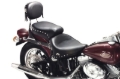 Picture of Mustang 84-06 Harley Standard Rear Tire Wide Touring 1PC Seat w/Studs- Black
