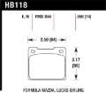 Picture of Hawk 1978 Volvo 242 Black Race Front Brake Pads